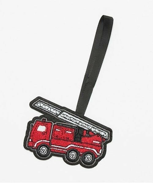 petit main / プティマイン チャーム | アソートモチーフおなまえタグ（ダーク レッド）