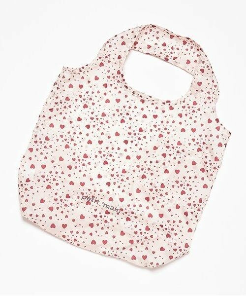 petit main / プティマイン トートバッグ | ポケッタブルエコバッグ（赤）