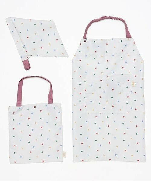 petit main / プティマイン その他トップス | 【撥水】楽ちんエプロンセット（オフ ホワイト）