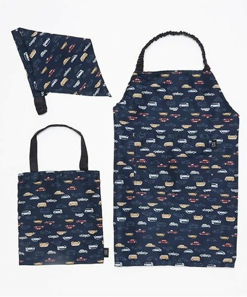 petit main / プティマイン その他トップス | 【撥水】楽ちんエプロンセット（紺）