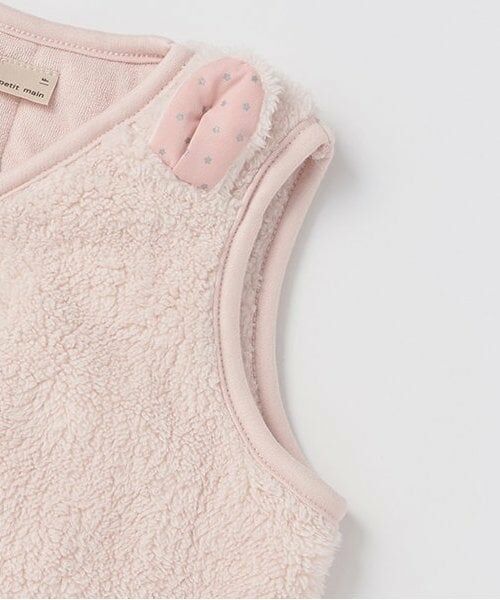 petit main / プティマイン ベビー・キッズウエア | 【吸水速乾】ボアスリーパー | 詳細5