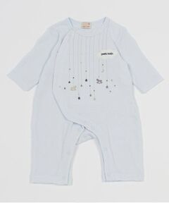 【オーガニック】星刺繍カバーオール