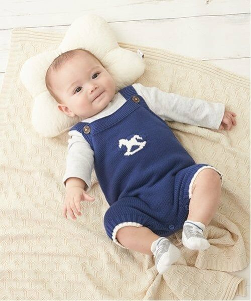 petit main / プティマイン ベビー・キッズウエア | 木馬モチーフサロペセット | 詳細15