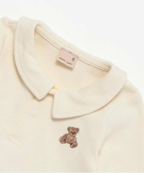 petit main / プティマイン ロンパース | 襟付き切替カバーオール | 詳細2