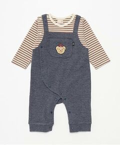 petit main / プティマイン ロンパース | サロペ風カバーオール