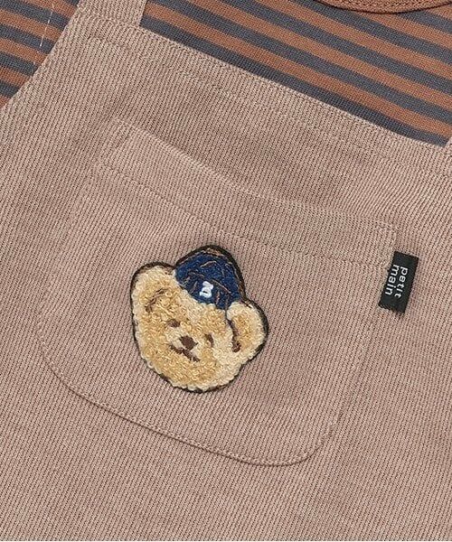 petit main / プティマイン ロンパース | サロペ風カバーオール | 詳細3