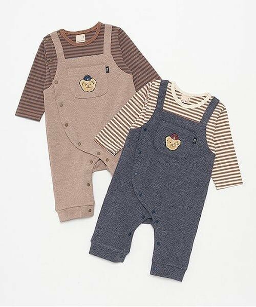 petit main / プティマイン ロンパース | サロペ風カバーオール | 詳細7