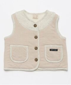 petit main / プティマイン ベビー・キッズウエア | 縦キルトベスト