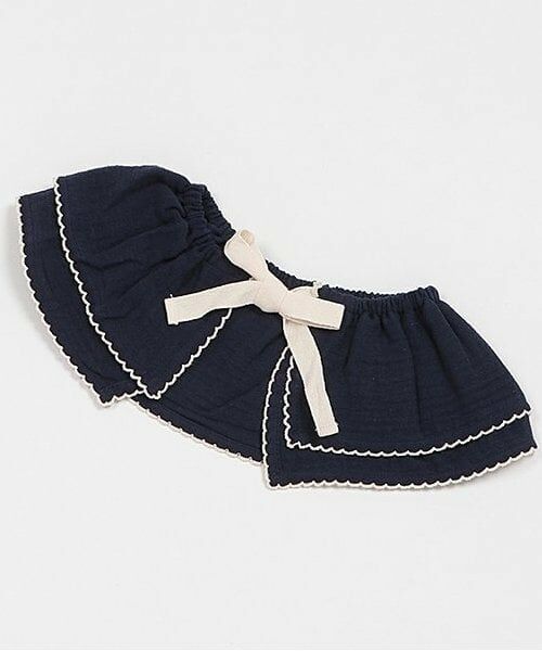 petit main / プティマイン スタイ・ビブ | ピコミシン付きフリル襟スタイ | 詳細2