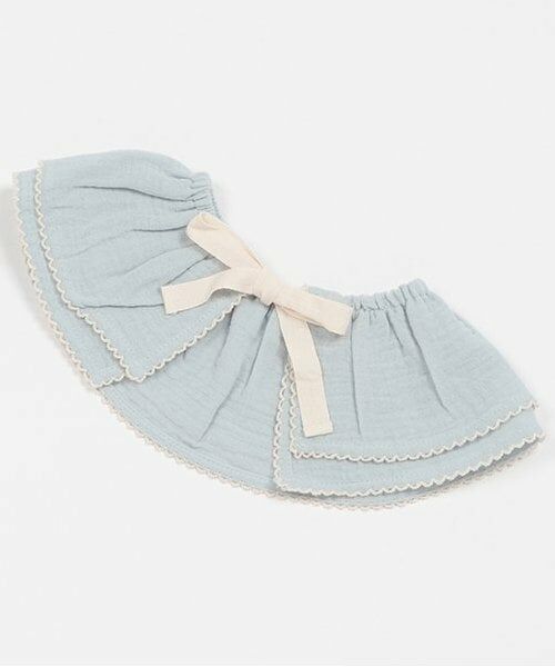 petit main / プティマイン スタイ・ビブ | ピコミシン付きフリル襟スタイ | 詳細3