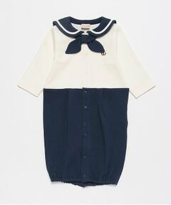 petit main / プティマイン ロンパース | 【弱酸性】セーラー2WAYオール