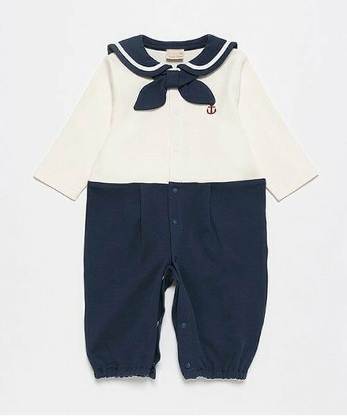 petit main / プティマイン ロンパース | 【弱酸性】セーラー2WAYオール | 詳細2