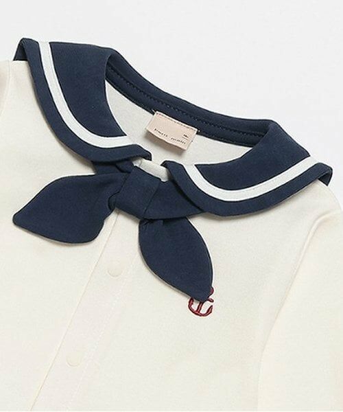 petit main / プティマイン ロンパース | 【弱酸性】セーラー2WAYオール | 詳細3