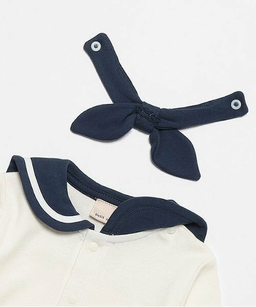 petit main / プティマイン ロンパース | 【弱酸性】セーラー2WAYオール | 詳細4