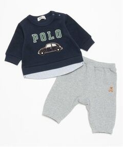 petit main / プティマイン ベビー・キッズウエア | 【POLO BCS】ロゴトレーナーセット