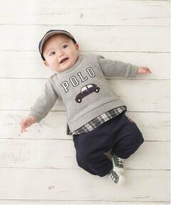 petit main / プティマイン ベビー・キッズウエア | 【POLO BCS】ロゴトレーナーセット