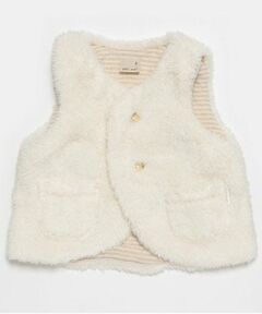 petit main / プティマイン ベビー・キッズウエア | 【抗菌防臭】ボアベスト