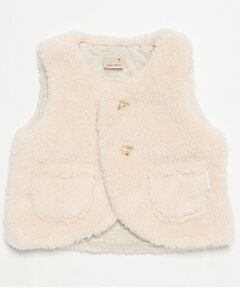 petit main / プティマイン ベビー・キッズウエア | 【抗菌防臭】ボアベスト