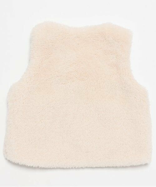 petit main / プティマイン ベビー・キッズウエア | 【抗菌防臭】ボアベスト | 詳細1