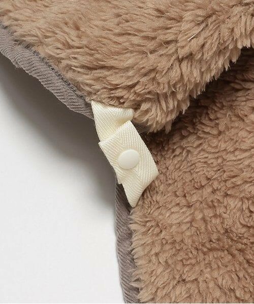 petit main / プティマイン ベビー・キッズウエア | 【抗菌防臭】2WAYアニマルボアケープ | 詳細11