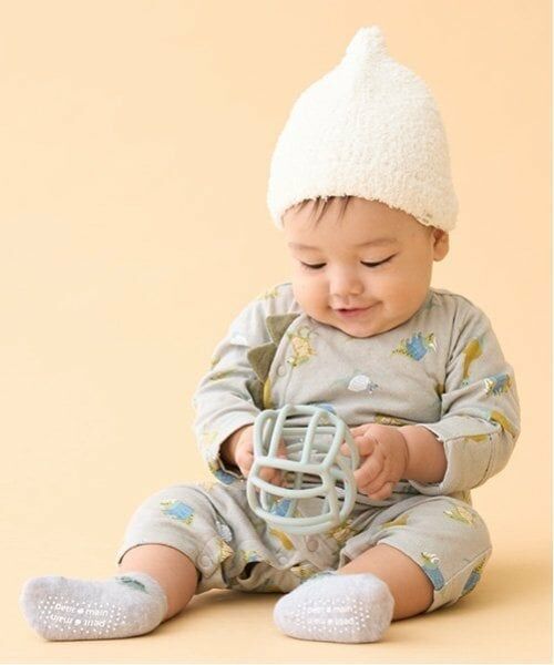 petit main / プティマイン ベビー・キッズグッズ | とんがりマシュマロビーニー（アイボリー）