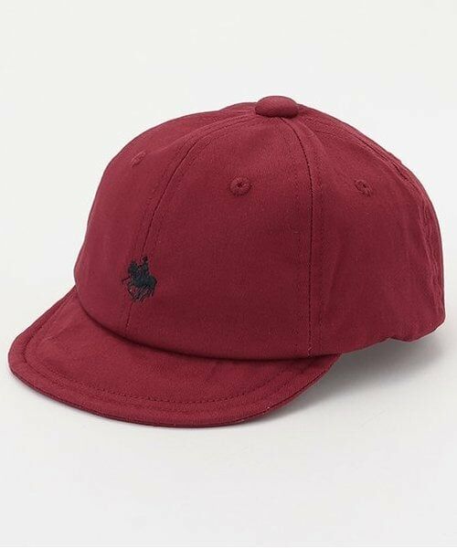 petit main / プティマイン ベビー・キッズグッズ | 【POLO BCS】刺繍キャップ（ベビーサイズ）（赤）