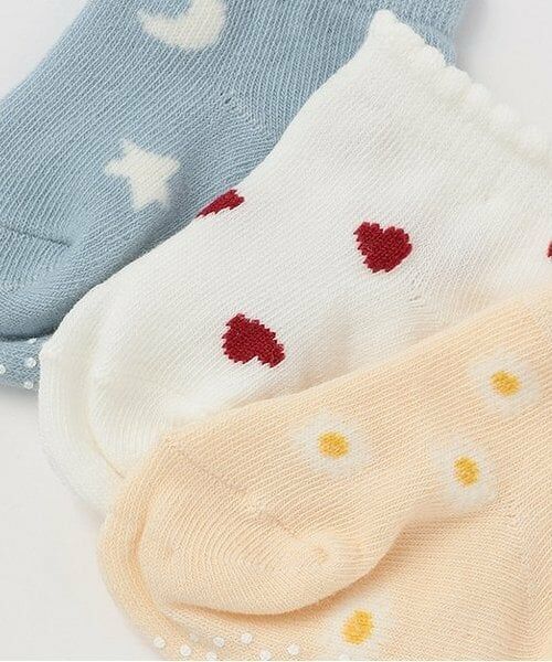 petit main / プティマイン ベビー・キッズウエア | BABY3Pソックス | 詳細3