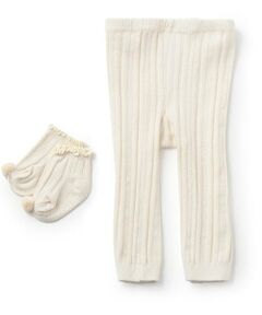 petit main / プティマイン ベビー・キッズウエア | ソックス付きレギンス