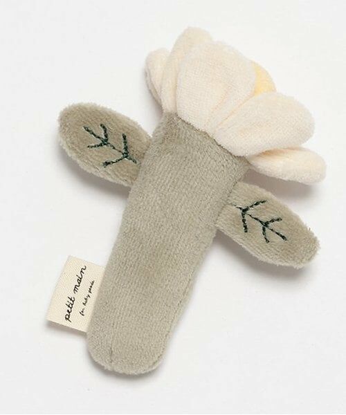 petit main / プティマイン おもちゃ・トイカメラ | お花・月ラトル | 詳細2