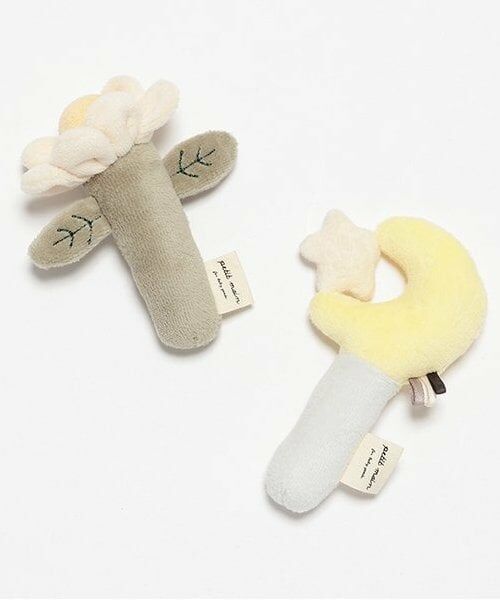 petit main / プティマイン おもちゃ・トイカメラ | お花・月ラトル | 詳細7