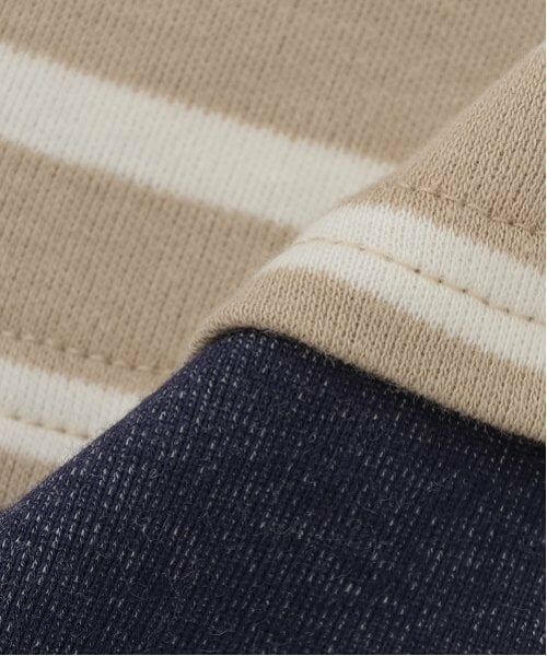 petit main / プティマイン ロンパース | 【Disney】ボーダー切替カバーオール | 詳細12