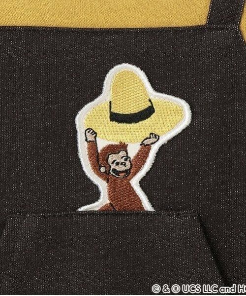 petit main / プティマイン ベビー・キッズウエア | 【おさるのジョージ】サロペット風カバーオール | 詳細6