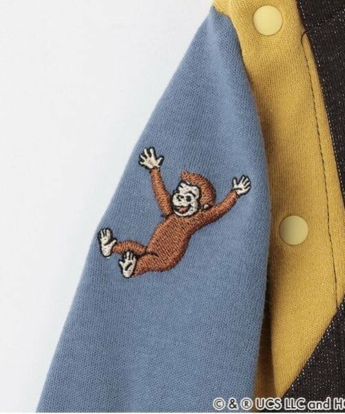 petit main / プティマイン ベビー・キッズウエア | 【おさるのジョージ】サロペット風カバーオール | 詳細8