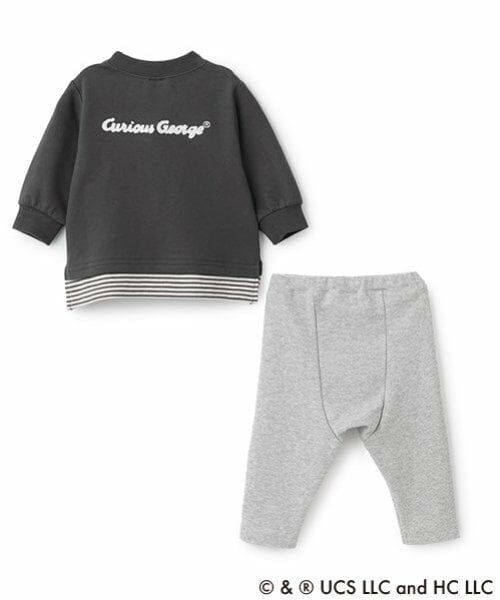 petit main / プティマイン ベビー・キッズウエア | 【おさるのジョージ】サガラAPセットアップ | 詳細1