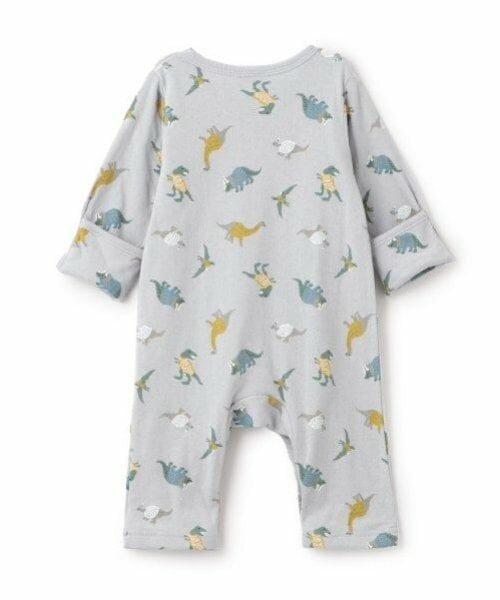 petit main / プティマイン ロンパース | 恐竜総柄カバーオール | 詳細1