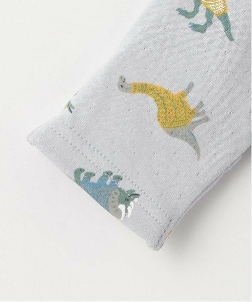 petit main / プティマイン ロンパース | 恐竜総柄カバーオール | 詳細4