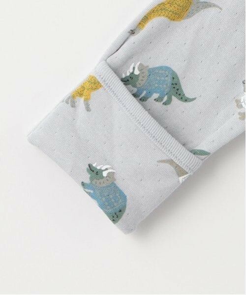 petit main / プティマイン ロンパース | 恐竜総柄カバーオール | 詳細5