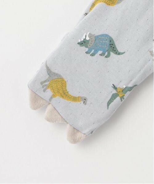 petit main / プティマイン ロンパース | 恐竜総柄カバーオール | 詳細6