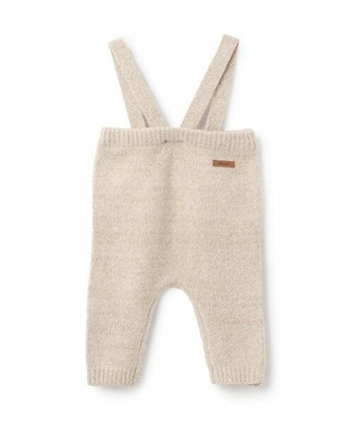 petit main / プティマイン ベビー・キッズウエア | サスつきニットパンツ（ベージュ）