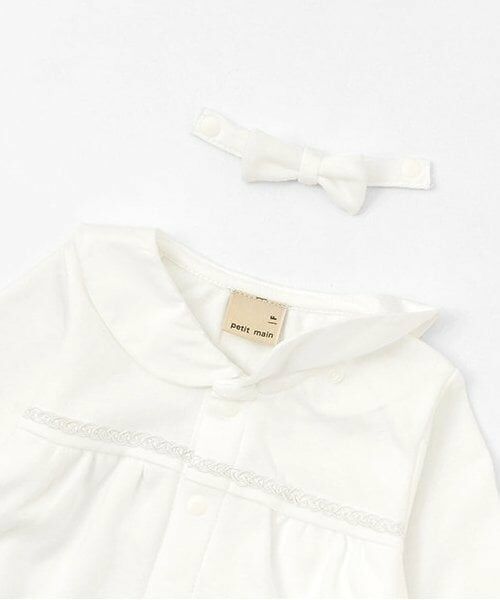 petit main / プティマイン ロンパース | 帽子・スタイつきセレモニーセット | 詳細5