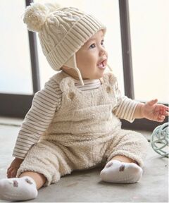 petit main / プティマイン ベビー・キッズウエア | もこもこサロペット