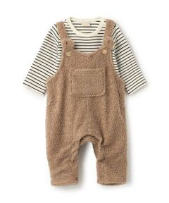 petit main / プティマイン ベビー・キッズウエア | もこもこサロペット