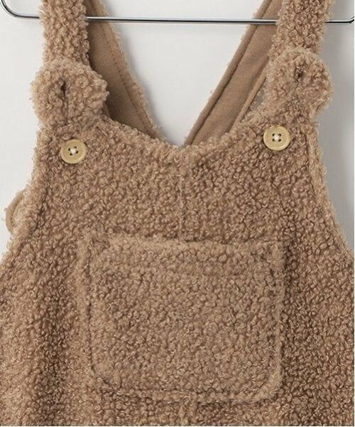 petit main / プティマイン ベビー・キッズウエア | もこもこサロペット | 詳細12