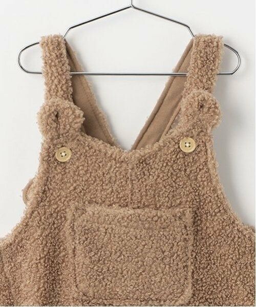 petit main / プティマイン ベビー・キッズウエア | もこもこサロペット | 詳細9