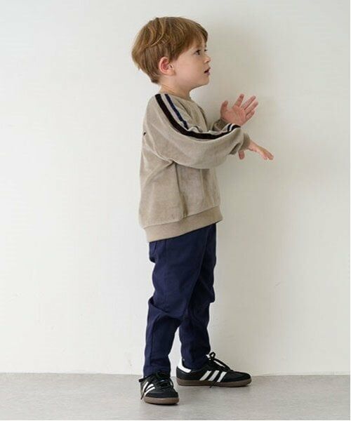 petit main / プティマイン その他パンツ | 裏起毛のびのびストレッチパンツ | 詳細1