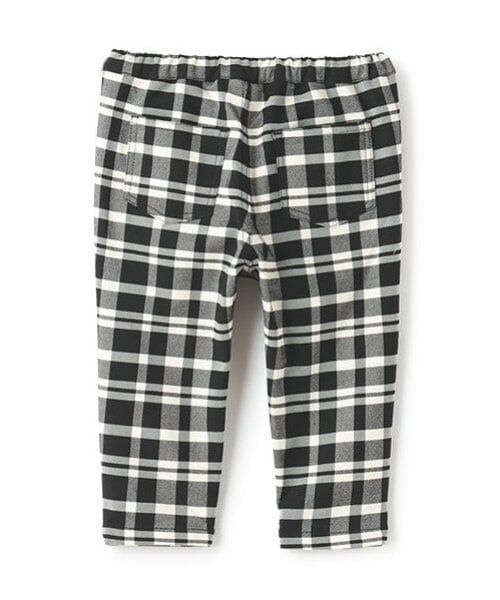 petit main / プティマイン その他パンツ | 裏起毛チェックテーパードパンツ | 詳細11