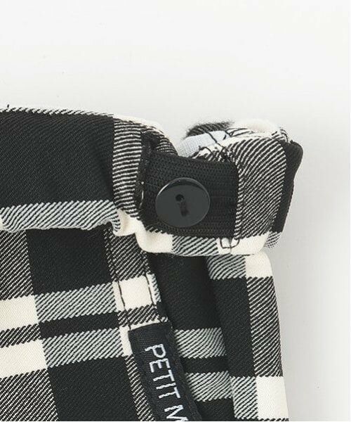 petit main / プティマイン その他パンツ | 裏起毛チェックテーパードパンツ | 詳細13