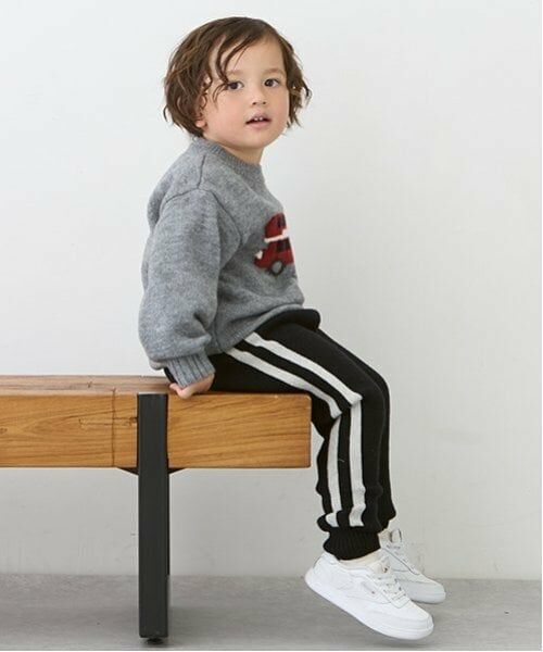 petit main / プティマイン その他パンツ | ニットトラックパンツ | 詳細12