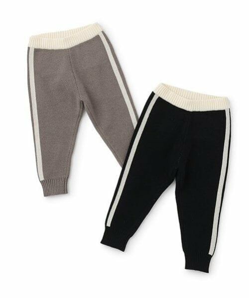 petit main / プティマイン その他パンツ | ニットトラックパンツ | 詳細20