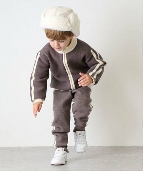 petit main / プティマイン その他パンツ | ニットトラックパンツ | 詳細3